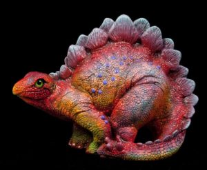 Tie Dye Baby Stegosaurus by Windstone Editions