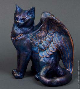 Umbral Opal Flap Cat by Windstone Editions