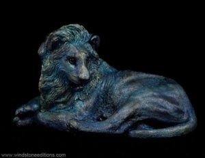 Umbral Opal Lion by Windstone Editions