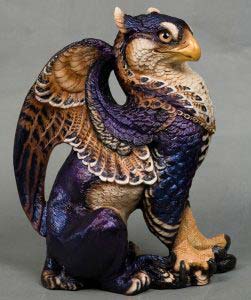 Violet Hawk Male Griffin by Windstone Editions