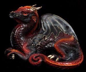 Volcanic Old Warrior Dragon by Windstone Editions