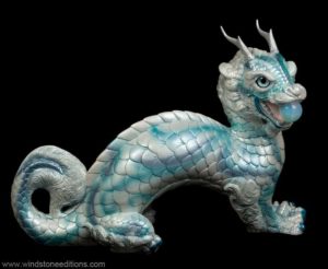 Winter Storm Oriental Moon Dragon by Windstone Editions