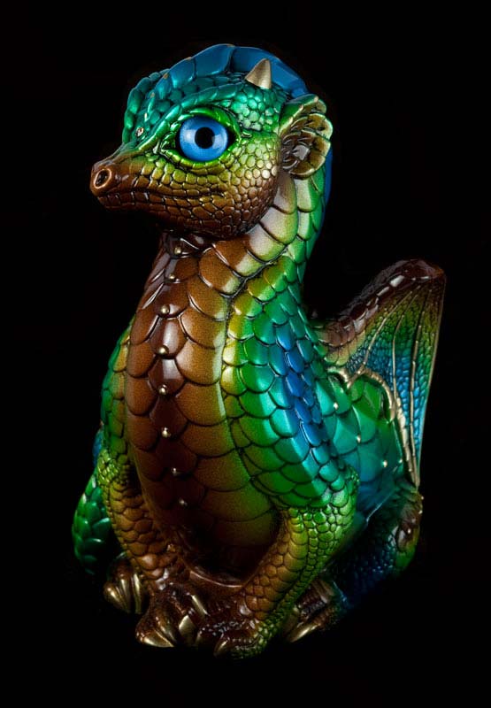 Windstone Editions collectable dragon sculpture - Fledgling Dragon - Prismatic Spring