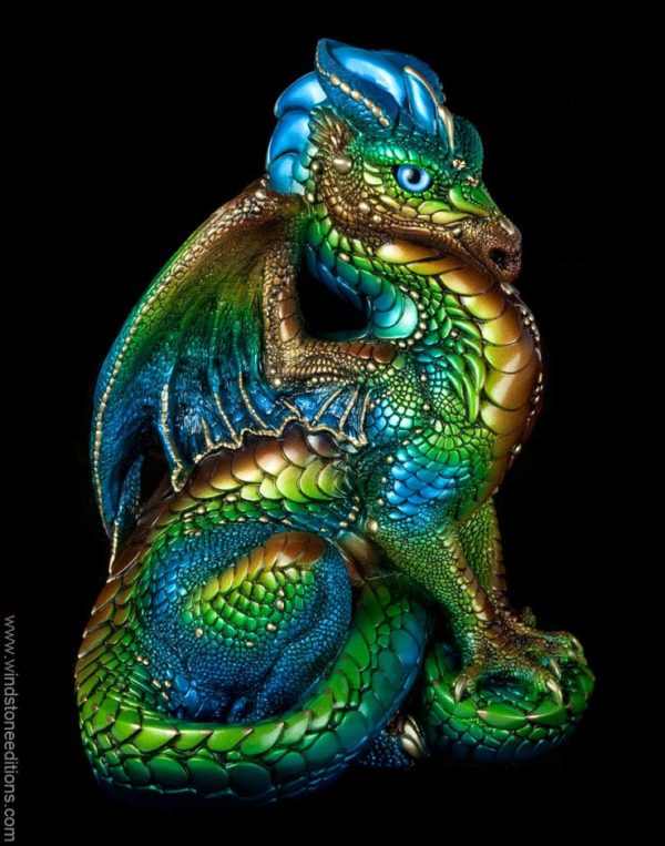 Windstone Editions collectible dragon figurine - Male Dragon - Prismatic Spring