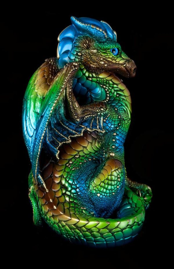 Windstone Editions collectible dragon figurine - Male Dragon - Prismatic Spring