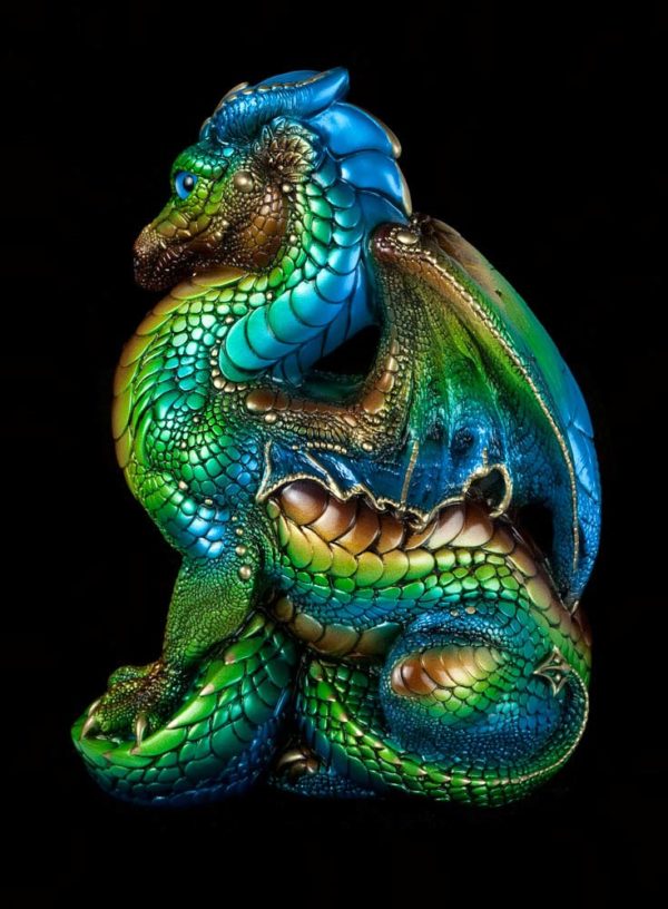 Windstone Editions collectable dragon sculpture - Male Dragon - Prismatic Spring