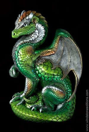 Windstone Editions collectible dragon figurine - Secret Keeper - Elven