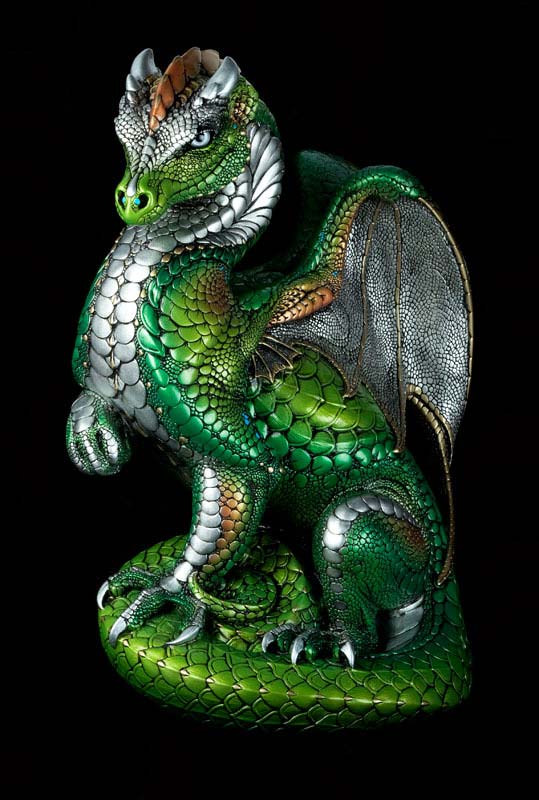 Windstone Editions collectable dragon sculpture - Secret Keeper - Elven