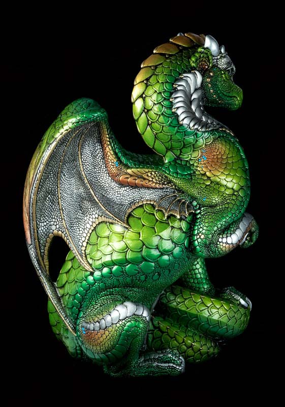 Windstone Editions collectable dragon sculpture - Secret Keeper - Elven