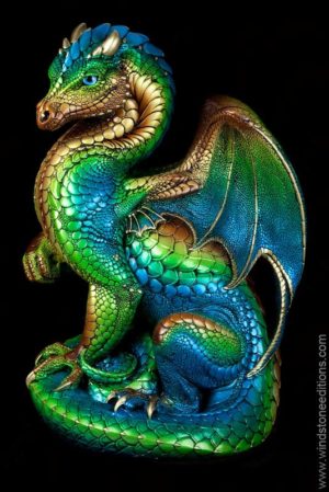 Windstone Editions collectible dragon figurine - Secret Keeper - Prismatic Spring