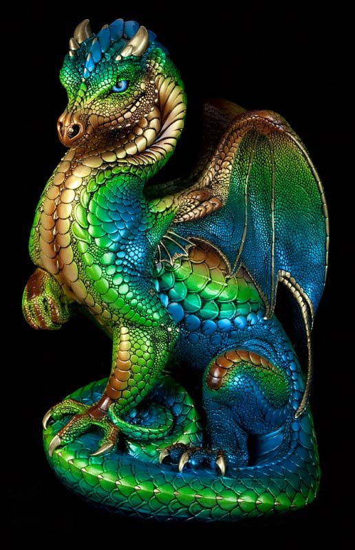 Windstone Editions collectable dragon sculpture - Secret Keeper - Prismatic Spring