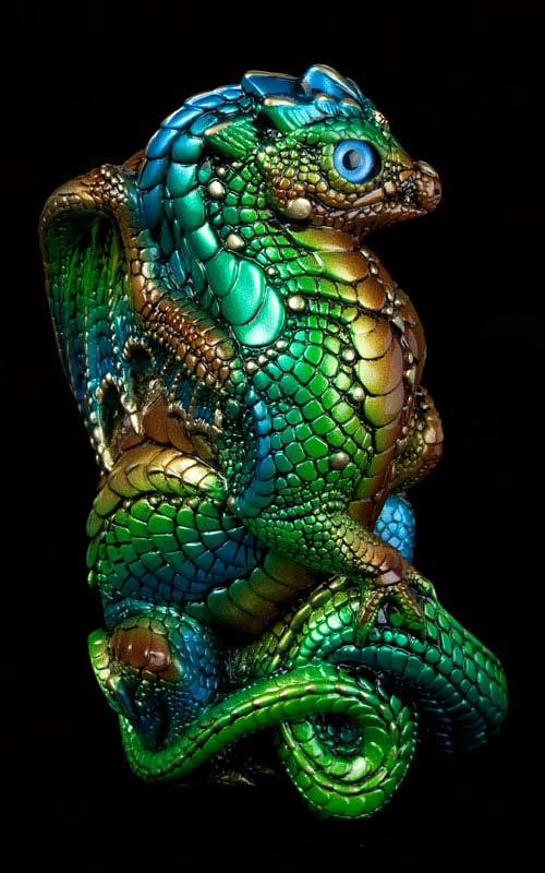 Windstone Editions collectable dragon sculpture - Young Dragon - Prismatic Spring