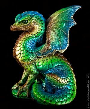 Windstone Editions collectible dragon figurine - Spectral Dragon - Prismatic Spring