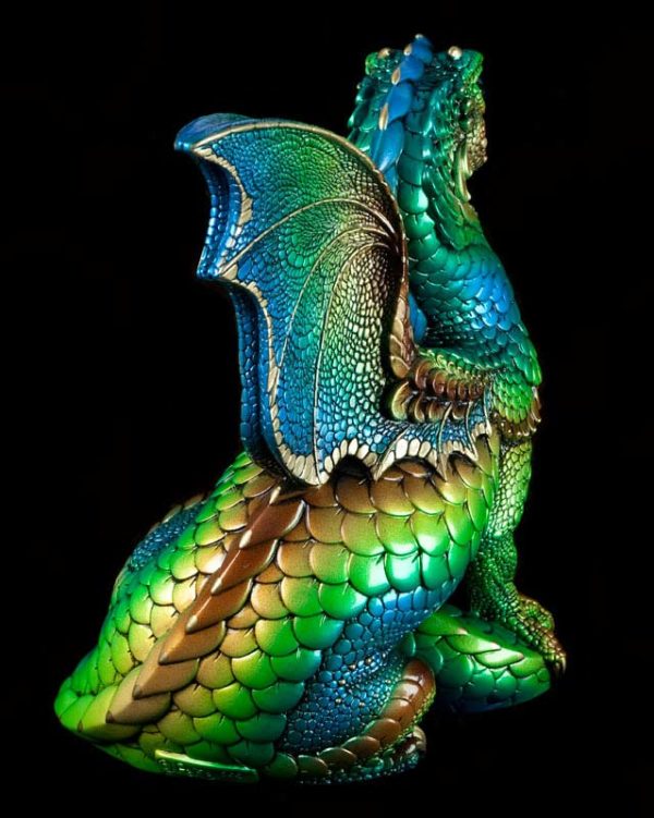 Windstone Editions collectable dragon sculpture - Spectral Dragon - Prismatic Spring