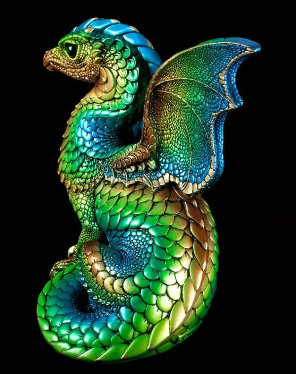 Windstone Editions collectible dragon figurine - Spectral Dragon - Prismatic Spring