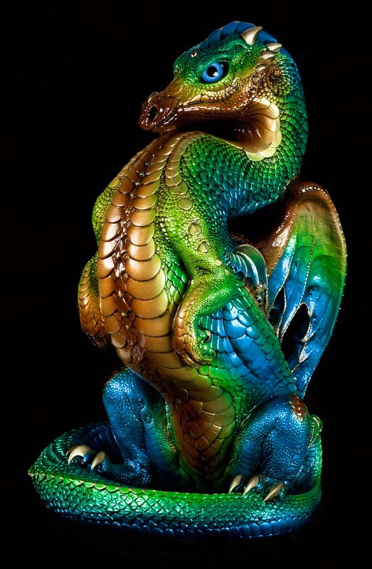 Windstone Editions collectable dragon sculpture - Emperor Dragon - Prismatic Spring