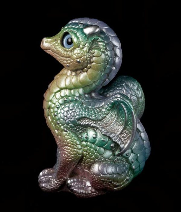 Windstone Editions collectible dragon figurine - Baby Dragon - Pastel Rainbow