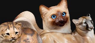 Windstone Editions Fantasy Sculpture - Cats and Kittens