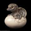 Windstone Editions collectible dragon figurine - Hatching Dragon (version 2) - Stone