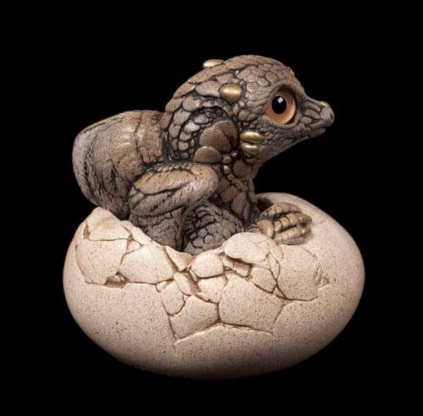 Windstone Editions collectible dragon figurine - Hatching Dragon (version 2) - Stone
