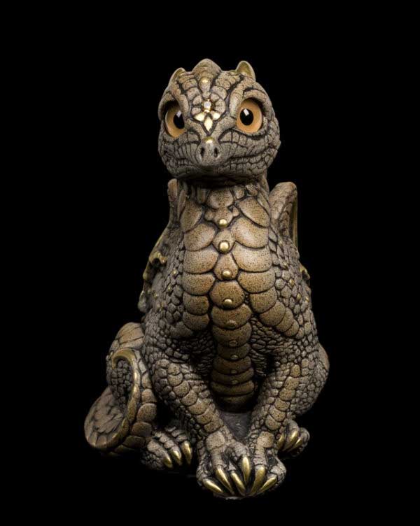 Windstone Editions collectable dragon sculpture - Baby Dragon - Stone