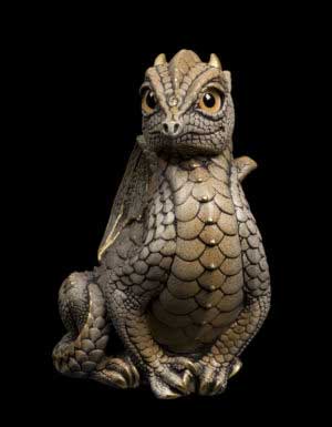 Windstone Editions collectable dragon sculpture - Fledgling Dragon - Stone