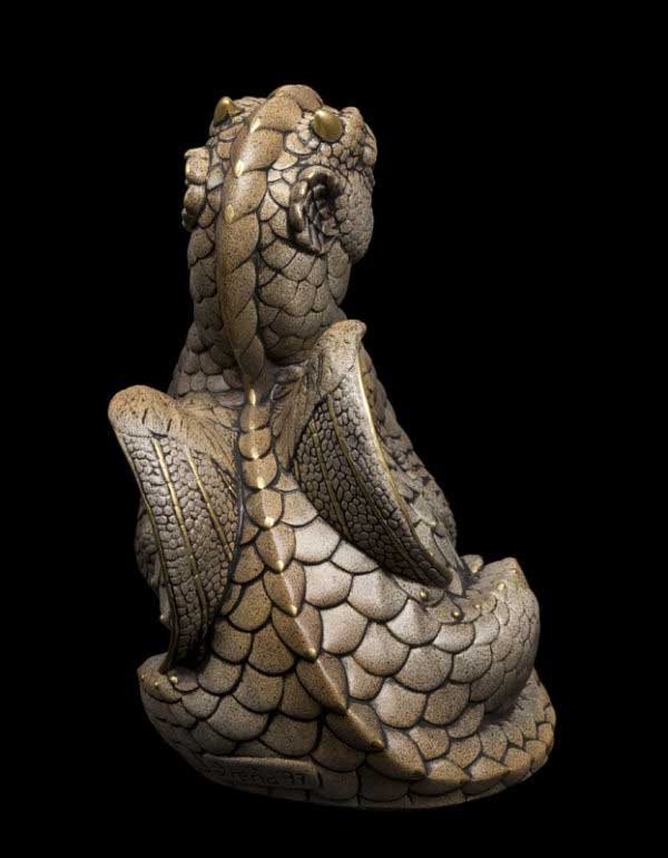 Windstone Editions collectable dragon sculpture - Fledgling Dragon - Stone