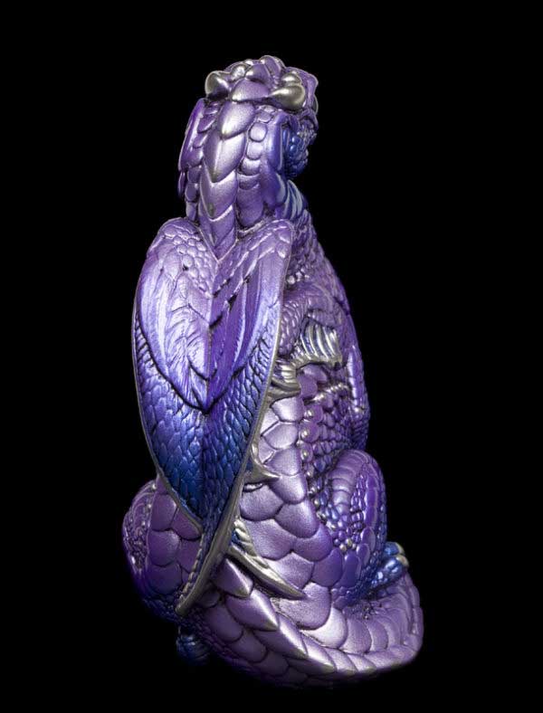 Windstone Editions collectable dragon sculpture - Bantam Dragon - Tanzanite