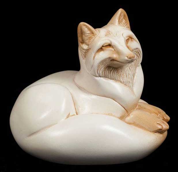 Windstone Editions Pebble Fox Sculpture