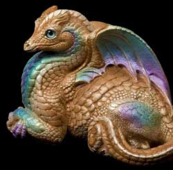 Female Hearth Dragon, Desert Opal by Windstone Editions