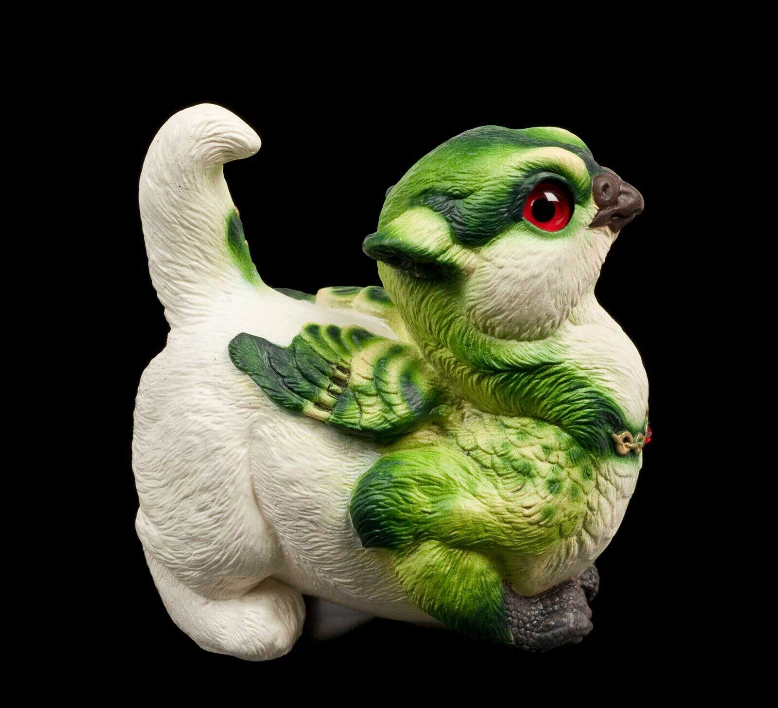 20220205-Ivory-Moss-Crouching-Griffin-Chick-Test-Paint-1-by-Gina