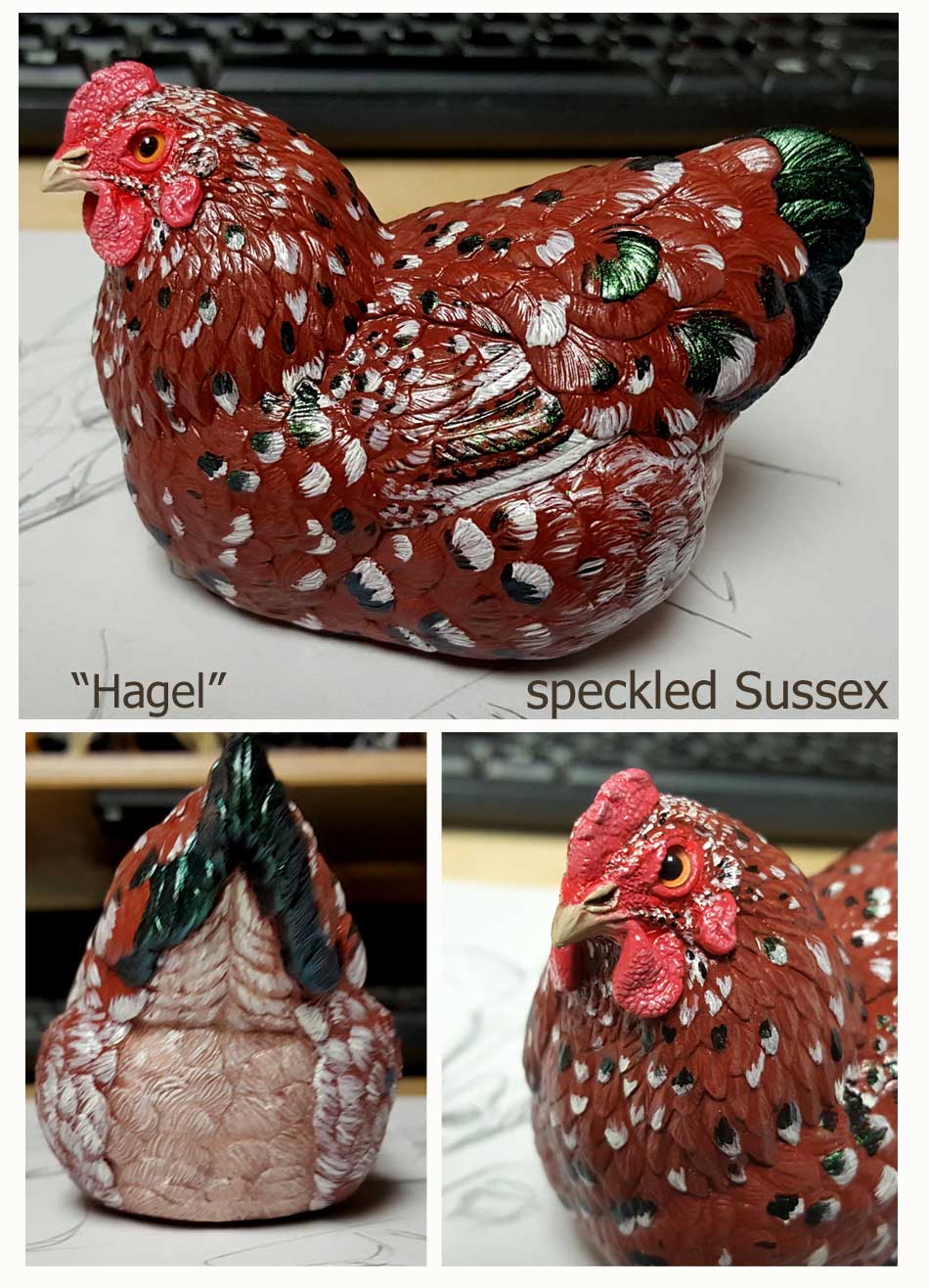Hagel-the-speckled-sussex-chicken-from-Jennifer-Townsend-2022-sproing-swap