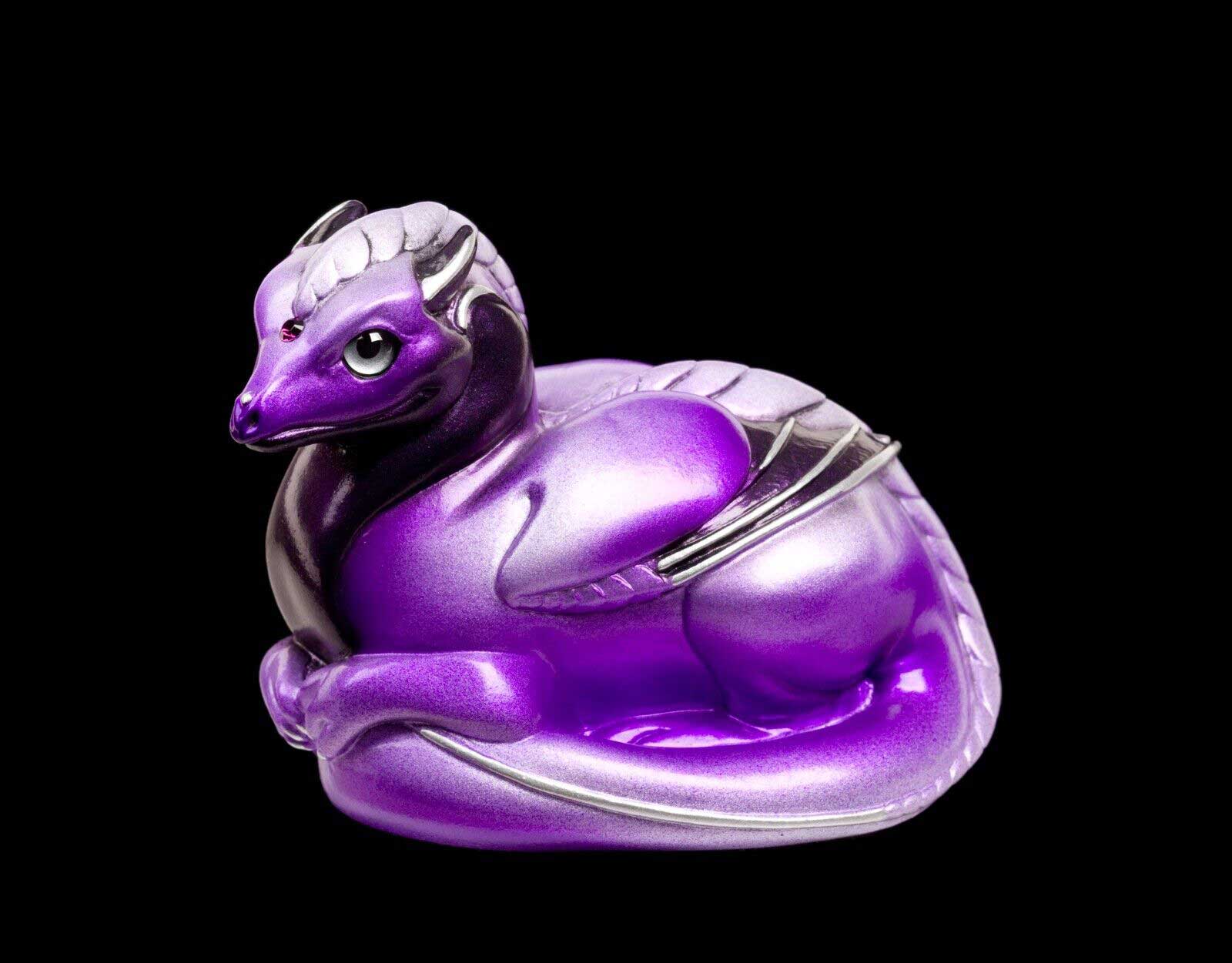 20221014-Twilight-Amethyst-Pebble-Loaf-Dragon-Test-Paint-1-by-Gina