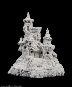 Paint-Your-Own Mandrake Castle. Unpainted collectible sculpture by Windstone Editions