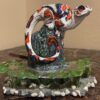 SOLD THANK YOU - PYOLRD “Koi Pond Guardian” with optional sit in Koi Pond Base