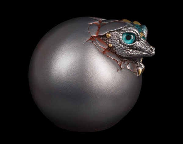 Hatching Kinglet Dragon - Ancient Steel - Image 4