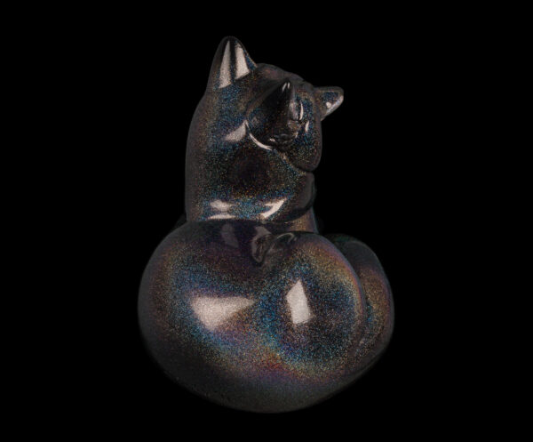 Pebble Red Fox - Rainbow Sparkle - Image 4