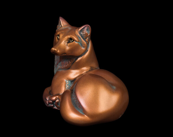 Pebble Wolf - Copper Patina - Image 2