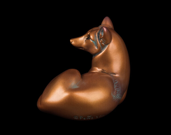 Pebble Wolf - Copper Patina - Image 3