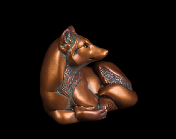 Pebble Wolf - Copper Patina - Image 4