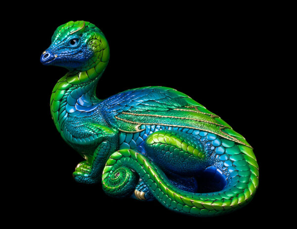 Toaster Dragon - Emerald Peacock - Image 2