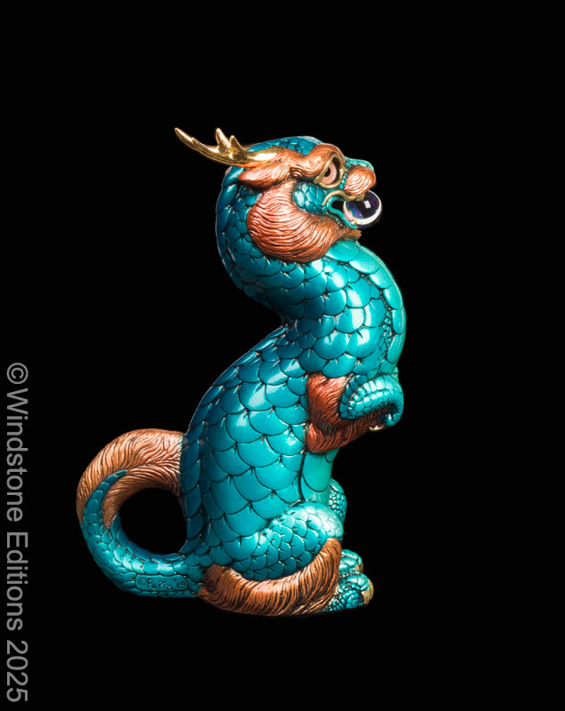 Sitting Young Oriental Dragon - Atlantis - Image 3