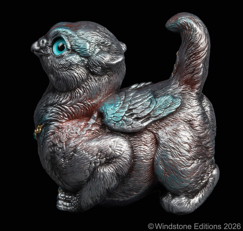 Crouching Griffin Chick Ancient Steel Pic3