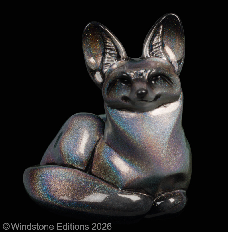 Bat Eared Pebble Fox Rainbow Sparkle Pic4