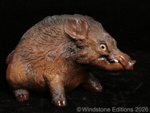 Razorback Boar Statuette by Windstone Editions