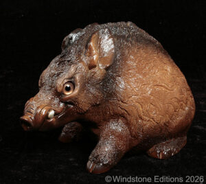 Razorback Boar Statuette by Windstone Editions