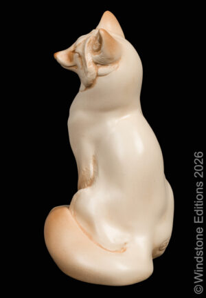 Sitting Red Fox Ivory Pic2