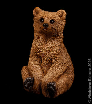 Sitting Bear Cub by Windstone Editions