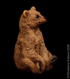 Sitting Bear Cub by Windstone Editions