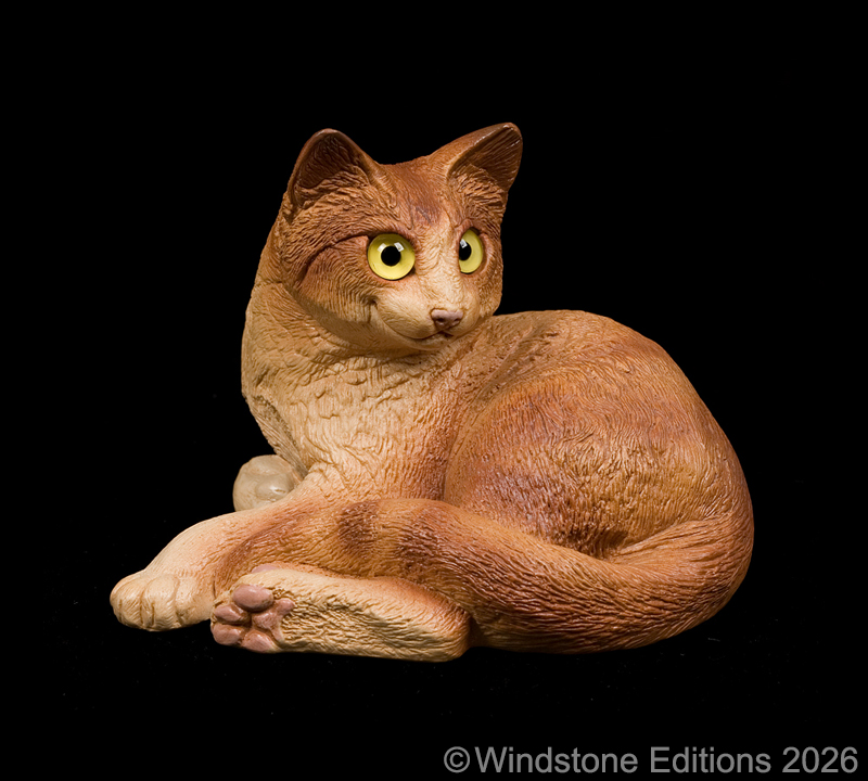 Tabby Cat Statuette By Windstone Editions